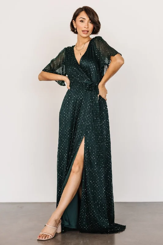 Grace Sparkle Gown | Emerald