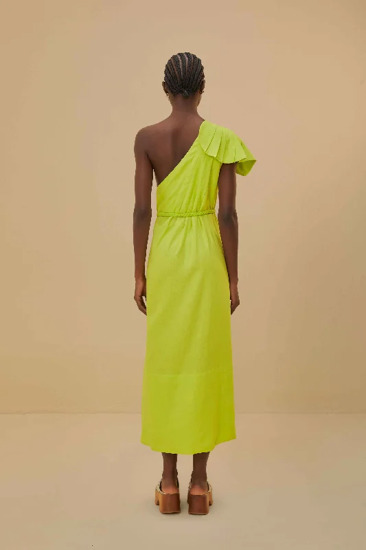 Green Leaf Lenzing™ Ecovero™ Euroflax™ Maxi Dress