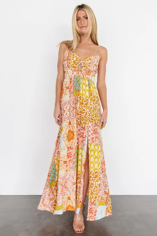 Kamari Tank Maxi Dress | Multi Print