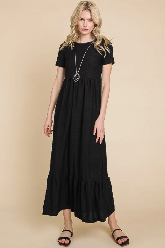 Swiss Dotted Maxi Dress 1467