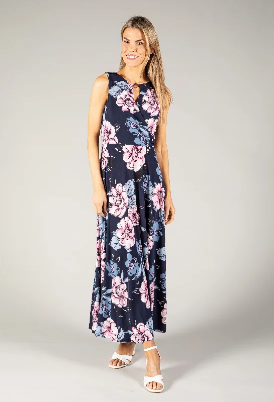 Wrap Bodice Maxi Dress