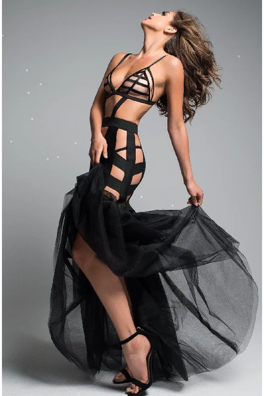 Bodysuit Set by Allure Fashionable Bodysuit with Snaps