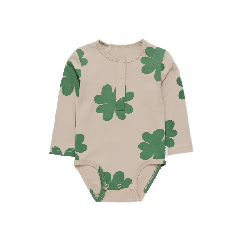 Clover Bodysuit Elegant Back Zip Bodysuit