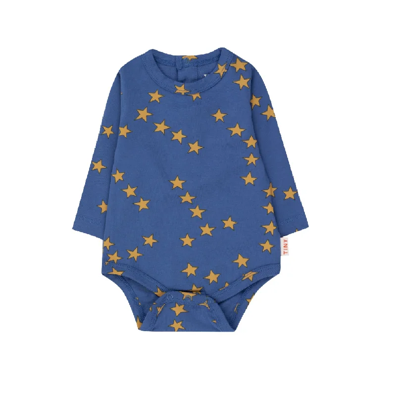 Tiny Stars Bodysuit Trendy Lace-Up Bodysuit