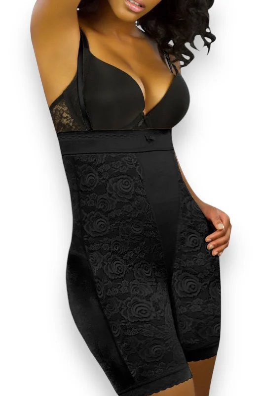 Shannon Strapless Shaper Short Bodysuit Comfortable Bodysuit with Deep V