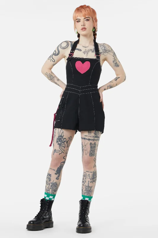 Kewties Denim Bodysuit Fashionable Turtleneck Bodysuit