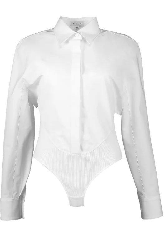 Layer Shirt Bodysuit Comfortable Mesh Insert Bodysuit
