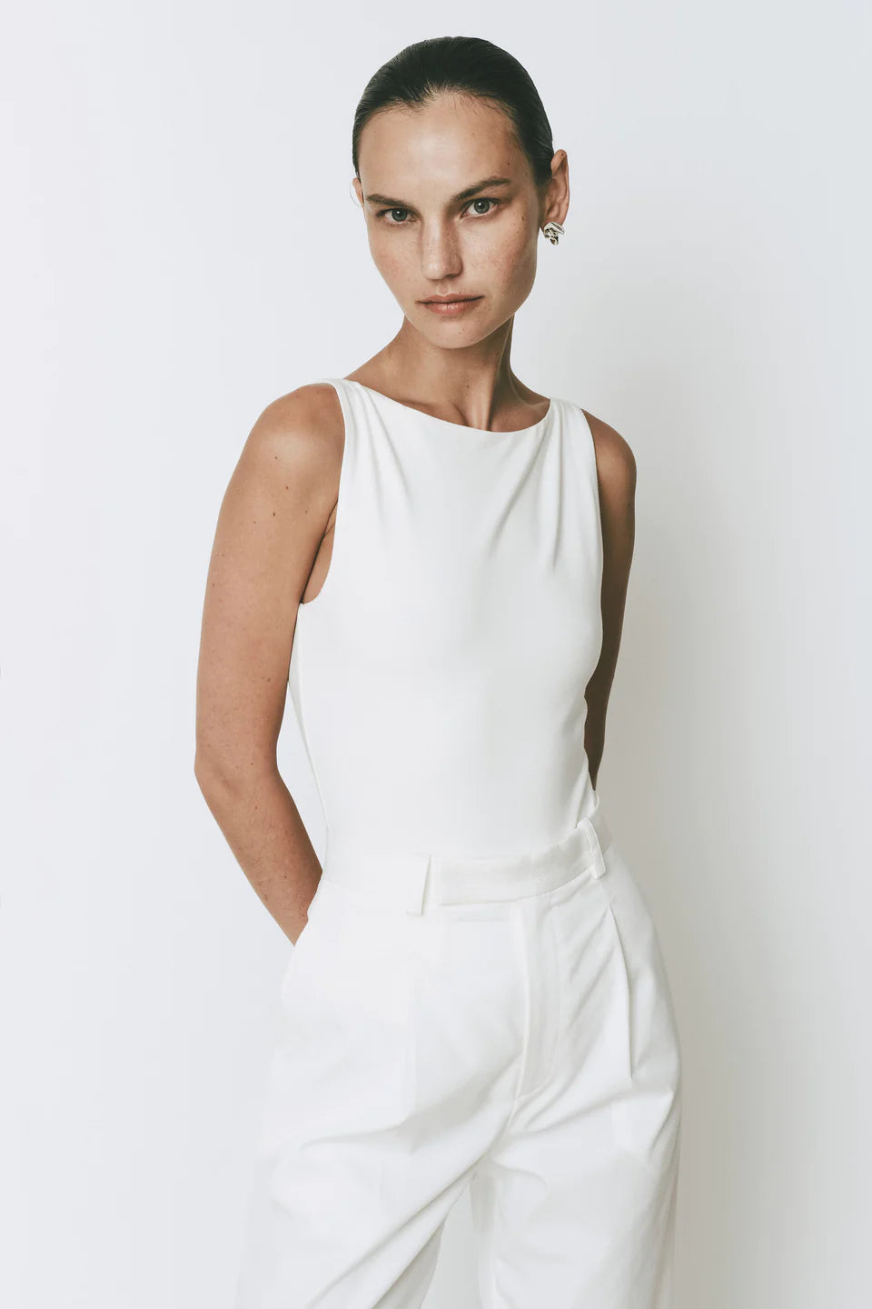 Plage Bodysuit Trendy High-Leg Bodysuit