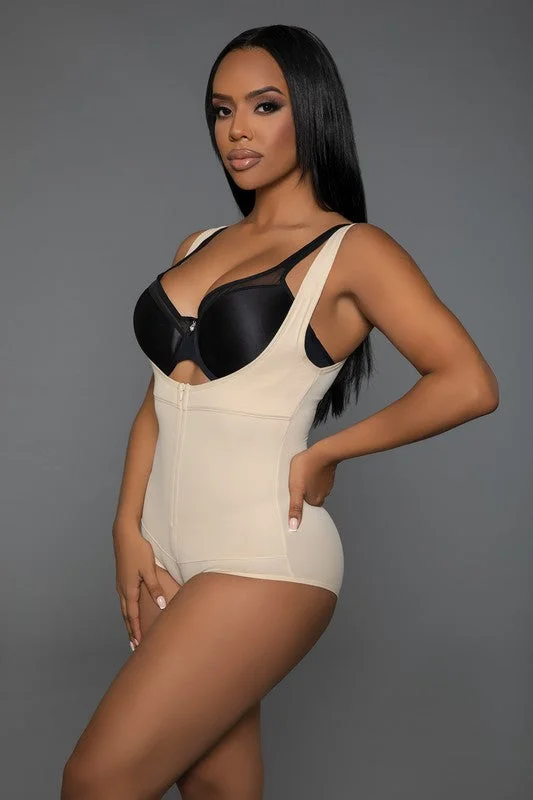 Keep It Tight Bodysuit Shaper Trendy Bodysuit with Back Tie