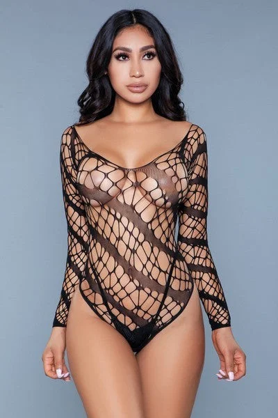Let Me Love You Bodysuit Rainbow Queen Stylish Bodysuit with Cross Front