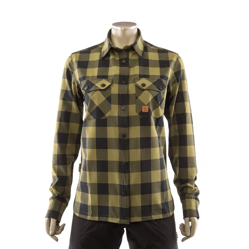 Burke Shirt Women's Houndstooth Herringbone Solid