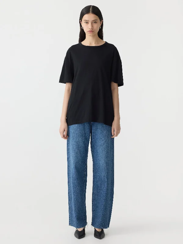 boyfriend heritage short sleeve t.shirt Rayon Fabric Velvet Fabric Corduroy Fabric