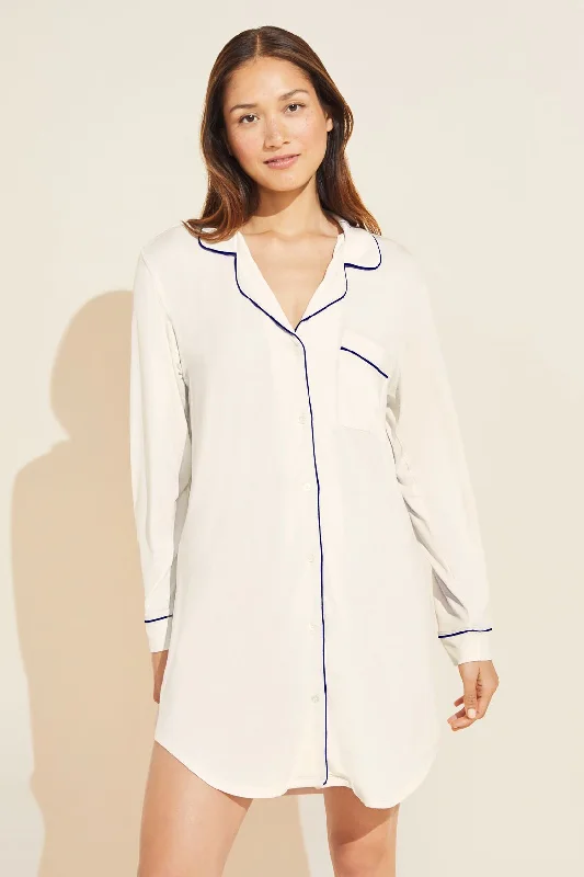 Gisele TENCEL™ Modal Sleepshirt Mesh Blend Leather Blend Suede Blend