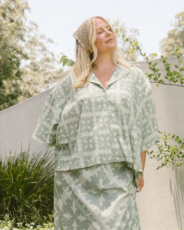 Lacey Shirt | Verdant Iron Safe Non-Iron Wrinkle Free