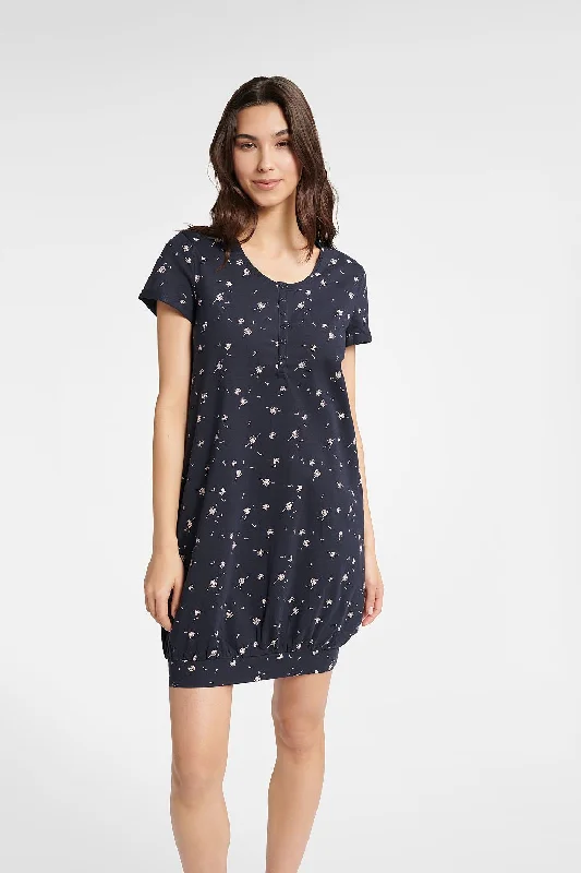 Nightshirt Henderson V-Neck T-Shirt Long Sleeve Cotton