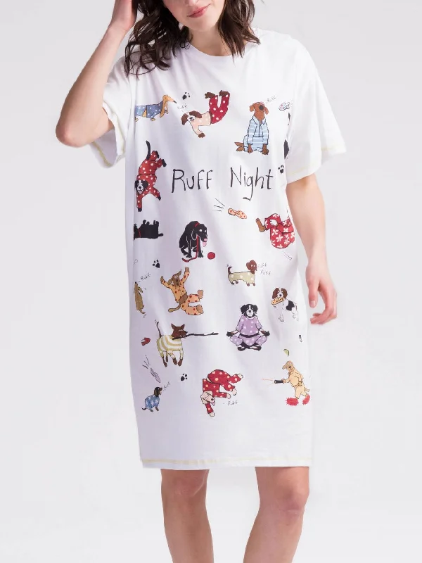 Ruff Night Sleepshirt Wool Fabric Cashmere Fabric Tweed Fabric