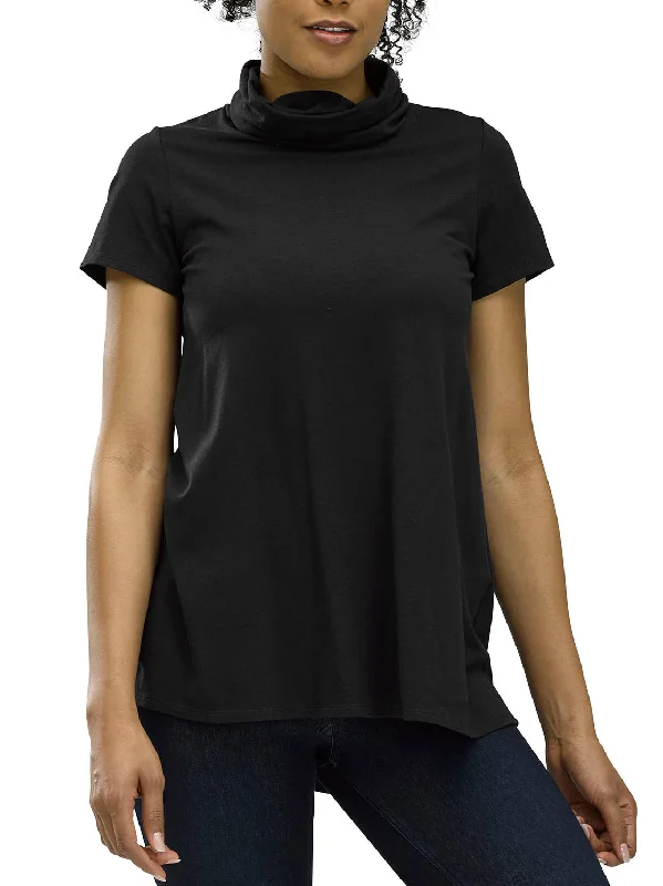 Perfect Protect Short Sleeve Mask Tee Shirt Lace Blend Ribbed Blend Corduroy Blend
