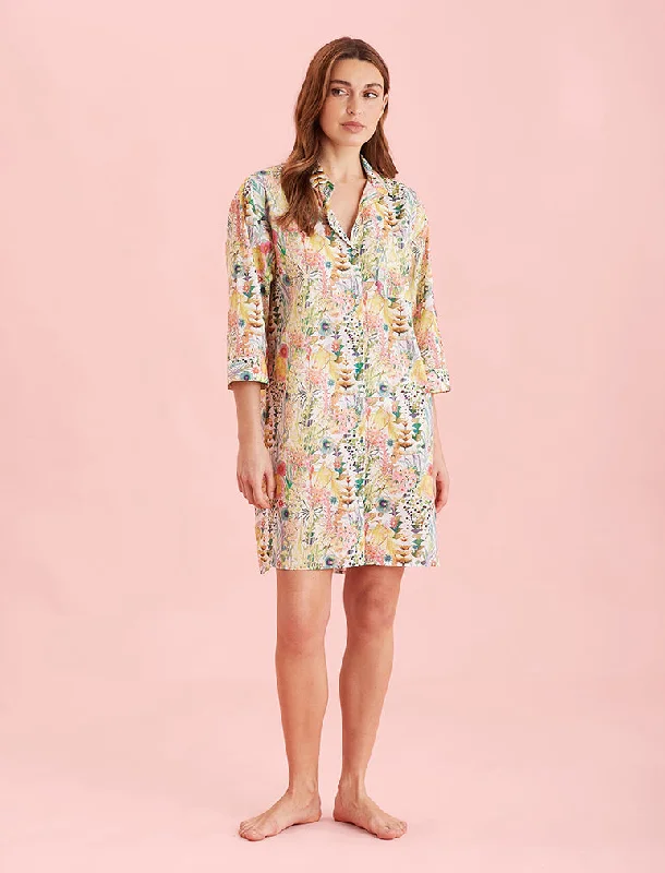 Tresco Nightshirt Collared Crew Neck Turtle Neck