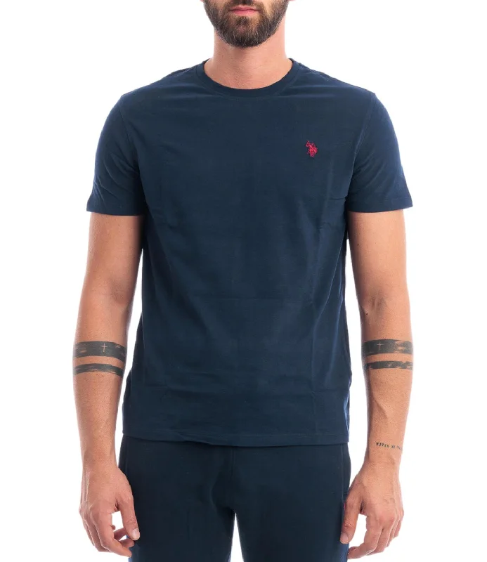 T-shirt Mick blu navy Front Pockets Side Pockets Patch Pockets
