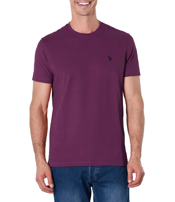 T-Shirt uomo Mick bordeaux prugna Lace Blend Ribbed Blend Corduroy Blend