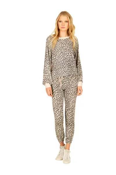 Vintage Havana/Ocean Drive Mini Leopard Hacci Sweat Shirt S10587 Fashionable Trendy Casual
